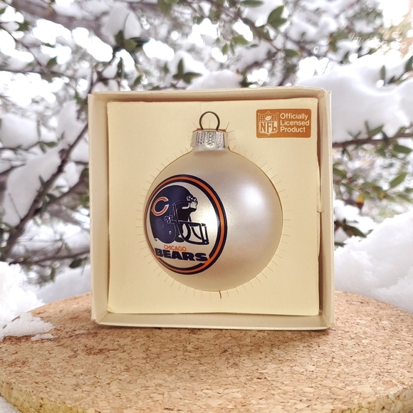 Vntg NFL Chicago Bears Ornament Topperscott in box - Picture 1 of 12